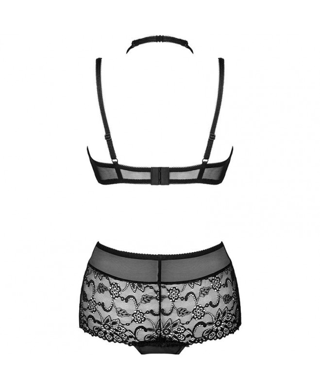 LIVCO CORSETTI FASHION - LINERA FOR THE SENSES COLLECTION BRA + PANTY BLACK 4