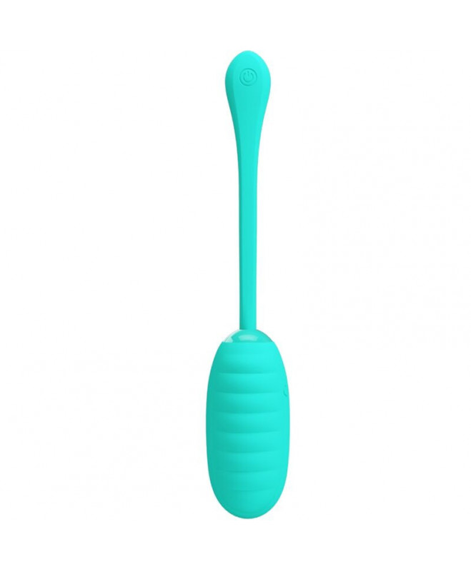 PRETTY LOVE – KIRK ĮKRAUJAMAS VIBRATINGAS EGG AQUA GREEN