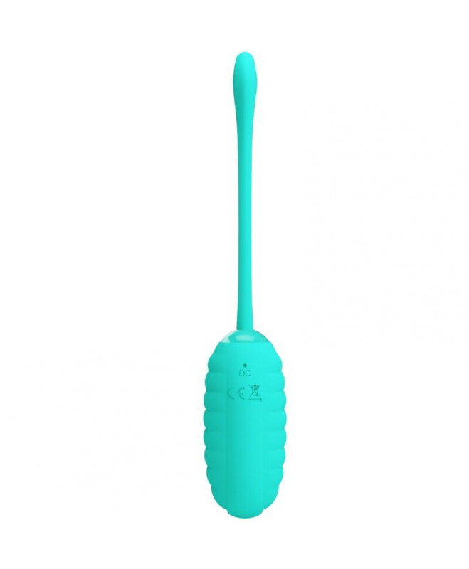 PRETTY LOVE – KIRK ĮKRAUJAMAS VIBRATINGAS EGG AQUA GREEN 2