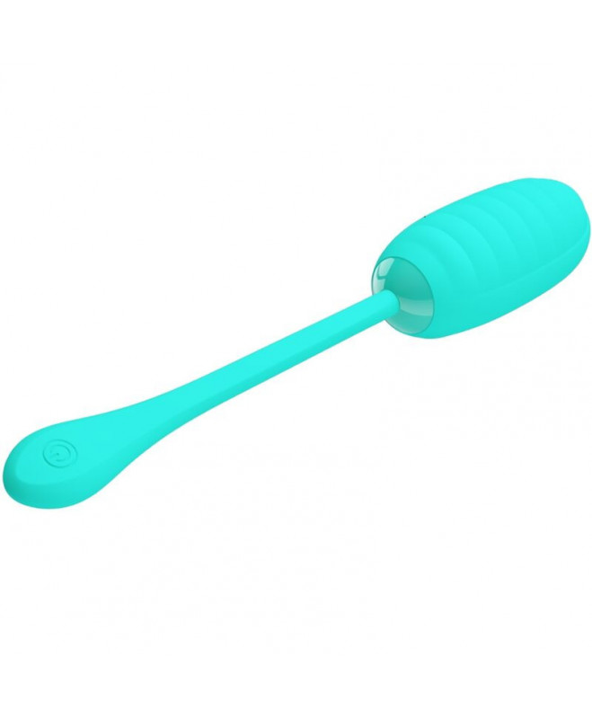 PRETTY LOVE – KIRK ĮKRAUJAMAS VIBRATINGAS EGG AQUA GREEN 3