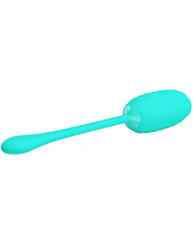 PRETTY LOVE – KIRK ĮKRAUJAMAS VIBRATINGAS EGG AQUA GREEN 4