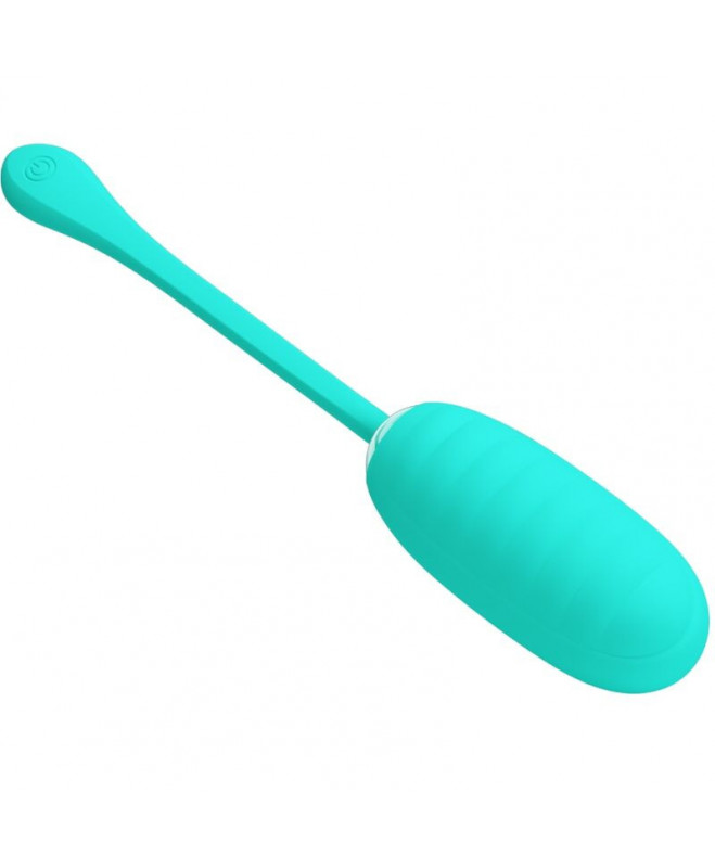 PRETTY LOVE – KIRK ĮKRAUJAMAS VIBRATINGAS EGG AQUA GREEN 5