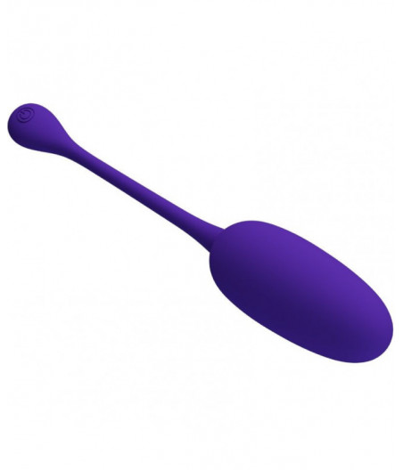 PRETTY LOVE - KNUCKER PURPLE RECHARGEABLE VIBRATING EGG