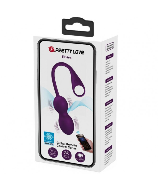 PRETTY LOVE – ELVIRA KEGEL BALLS APP NUOTOLINIO VALDYMO PULTAS PURPURA 6