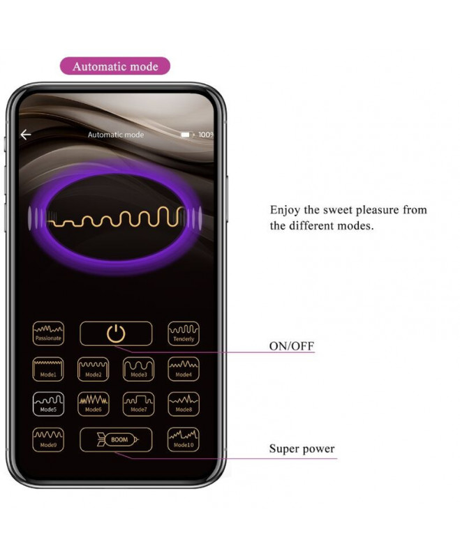 PRETTY LOVE – ELVIRA KEGEL BALLS APP NUOTOLINIO VALDYMO PULTAS PURPURA 13