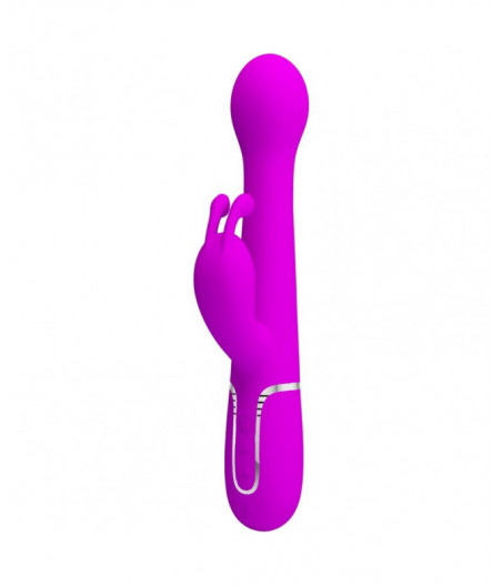 PRETTY LOVE - DEJON RABBIT VIBRATOR 3 IN 1 MULTIFUNCTION VIOLET