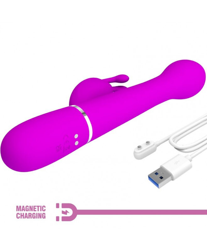 PRETTY LOVE – DEJON RABBIT VIBRATOR 3 viename DAUGIAFUNKCINĖ VIOLETĖ 8