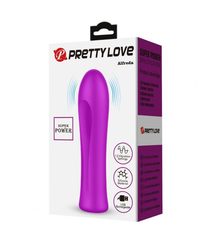 PRETTY LOVE - ALFREDA SUPER POWER VIBRATOR VIOLET 8