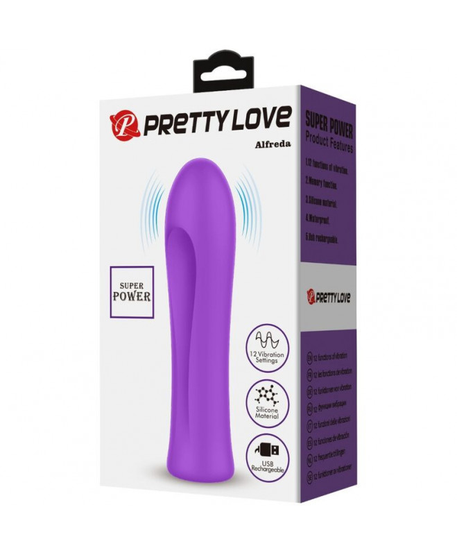 PRETTY LOVE – ALFREDA SUPER POWER VIBRATOR AQUA PURPLE 8