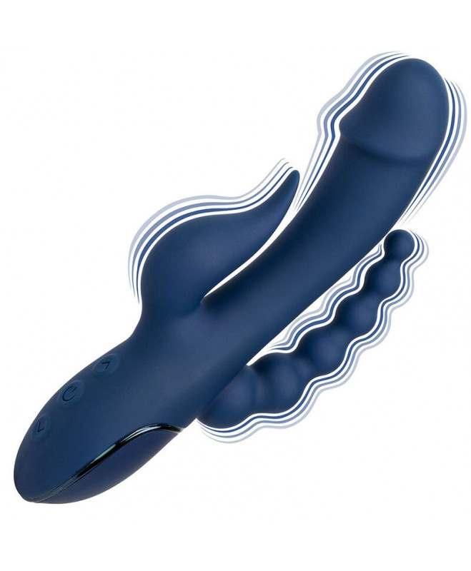 CALIFORNIA EXOTICS - VIBRATOR TRIPLE ORGASM BLUE 7