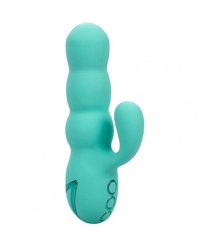 CALIFORNIA EXOTICS – DEL MAR DIVA VIBRATOR RABBIR AQUA GREEN BY CALIFORNIA DREAMING 3