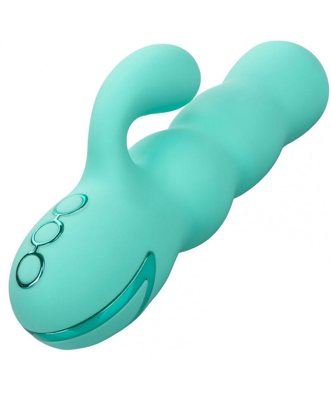 CALIFORNIA EXOTICS – DEL MAR DIVA VIBRATOR RABBIR AQUA GREEN BY CALIFORNIA DREAMING 5