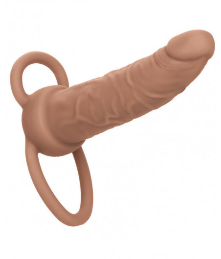 CALIFORNIA EXOTICS - PERFORMANCE MAXX RECHARGABLE DUAL PENETRATOR BROWN SKIN