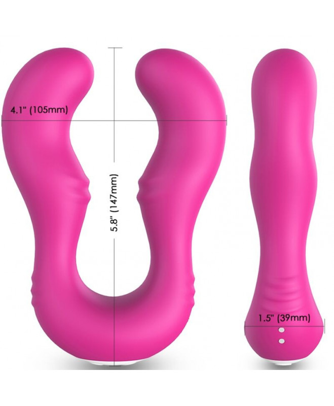 ARMONY - SERAPH VIBRATOR DVIGUBAS NUOTOLINIO VALDYMAS FUCHSIA 3