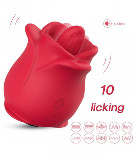 ARMONY - ROSE 10 MODES LICKING CLIT VIBRATOR RED