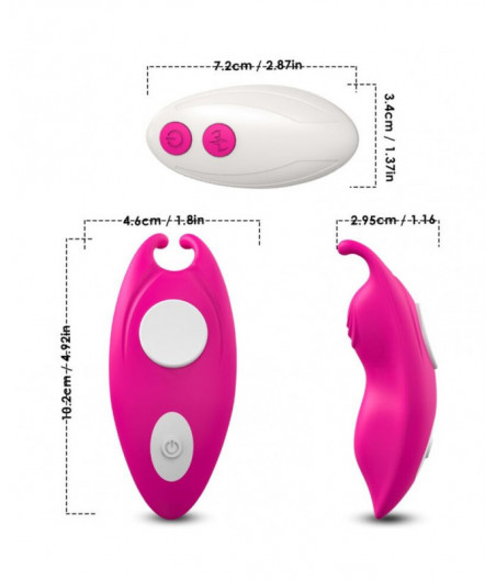 ARMONY - HONEYBEE WEARABLE PANTIES VIBRATOR G-SPOT REMOTE CONTROL FUCHSIA