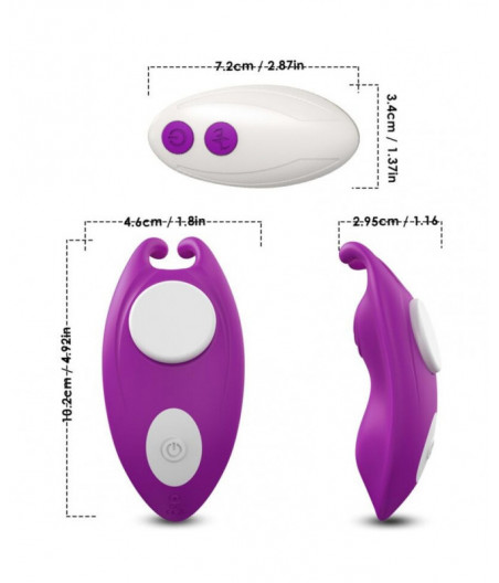 ARMONY - HONEYBEE WEARABLE PANTIES VIBRATOR G-SPOT REMOTE CONTROL PURPLE