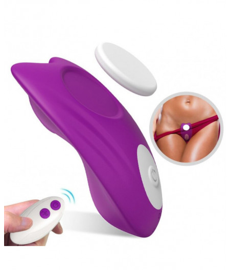ARMONY - BUTTERFLY WEARABLE PANTIES VIBRATOR REMOTE CONTROL PURPLE