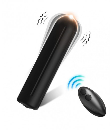 ARMONY - WARHEAD VIBRATOR BULLET REMOTE CONTROL BLACK