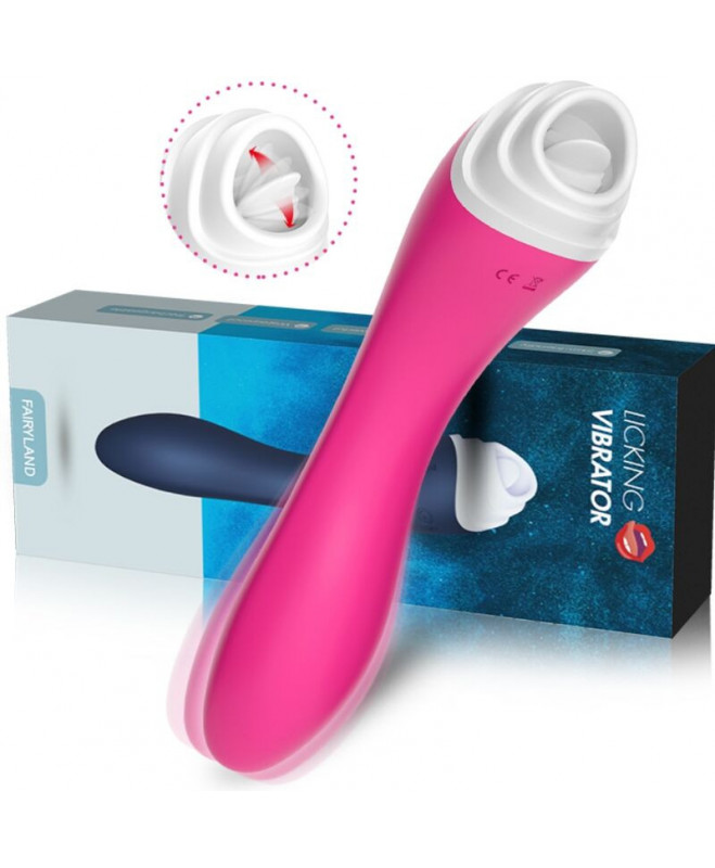 ARMONY - FAIRYLAND LICKING VIBRATING CLIT ir VIBRATOR FUCSIA