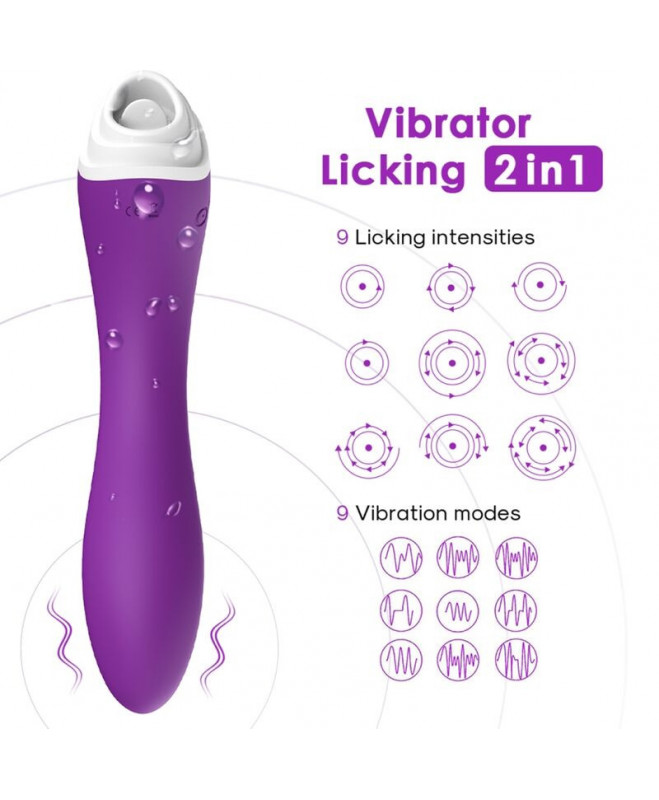 ARMONY - FAIRYLAND LICKING VIBRATING CLIT ir VIBRATOR PURPLE 2