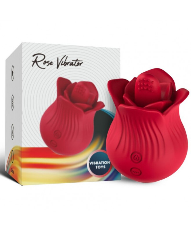 HARMONY - ROSE VIBRATOR ir STIMULIATORIUS RED 5