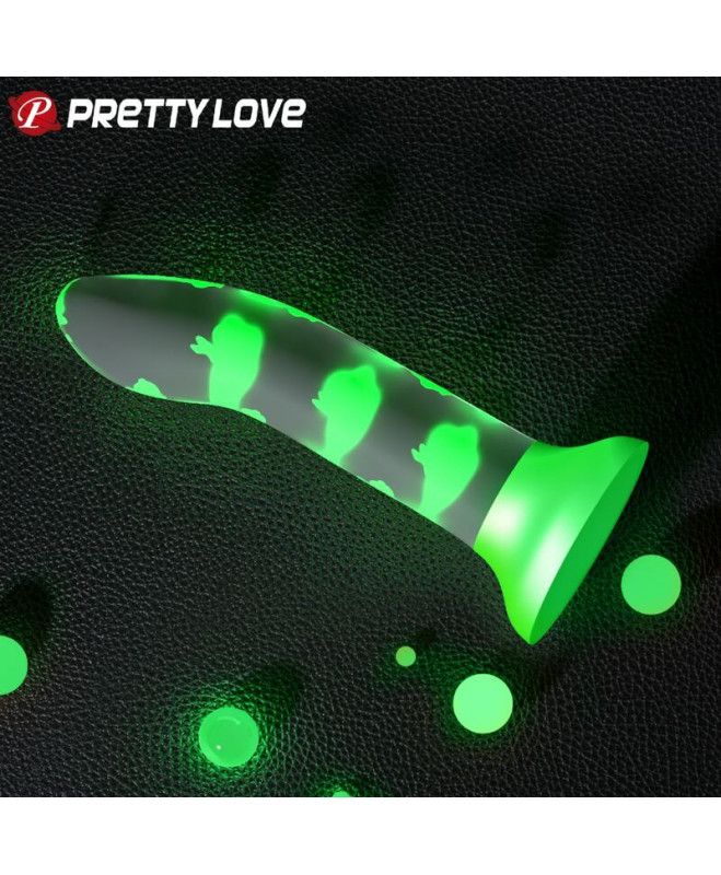 PRETTY LOVE – MAGIŠKUS NIGHTFALL DILDO BE VIBRACINĖS ŽALIOS 3