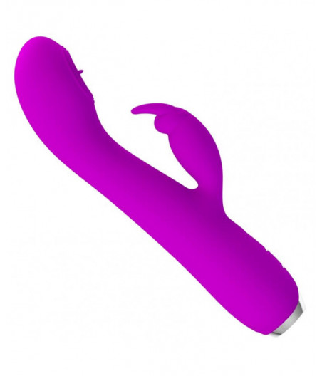 PRETTY LOVE - RACHEL RECHARGEABLE VIBRATOR WITH PURPLE SUCKER