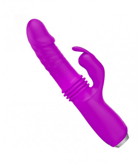 PRETTY LOVE - DOROTHY PURPLE RECHARGEABLE RABBIT VIBRATOR