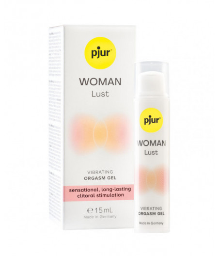 PJUR - WOMAN LUST VIBRATING GEL FOR ORGASM 15 ML