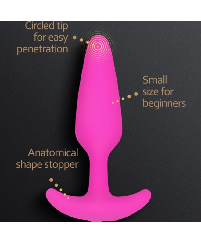 G-VIBE - GPLUG VIBRATOR PLUG ANAL XS FUCHSIA 4