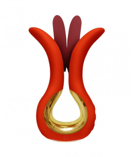 G-VIBE - GVIBE MAXI VIBRATOR WITH TWO FLEXIBLE TIPS CORAL