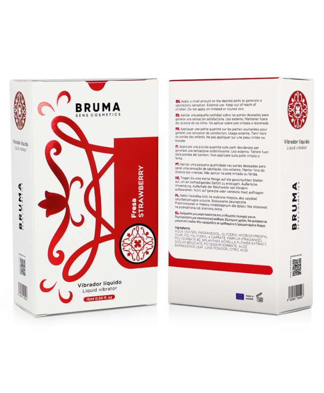 BRUMA - SKYSTAS VIBRATORIAUS ULTRA stumdomoji braškė 15 ml 7