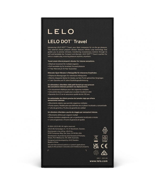 LELO - DOT TRAVEL CLITORIS STIMULIATORIUS PURPURINE 3