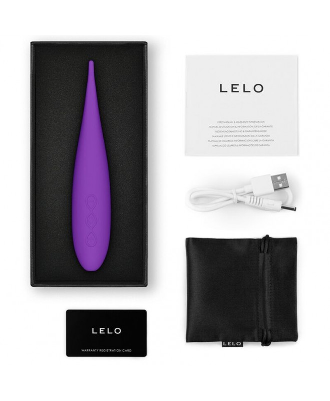 LELO - DOT TRAVEL CLITORIS STIMULIATORIUS PURPURINE 4