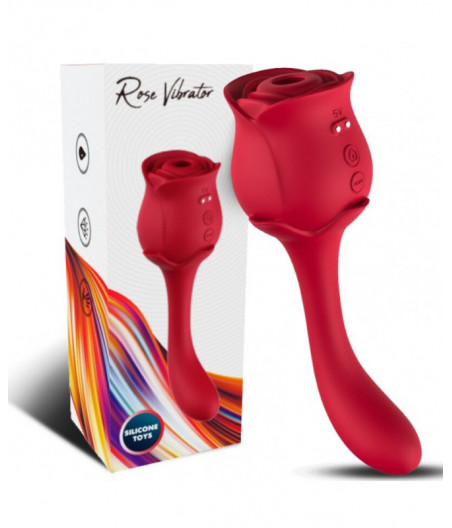 ARMONY - ROSELOVER LICKING VIBRATING CLIT & STIMULATOR RED