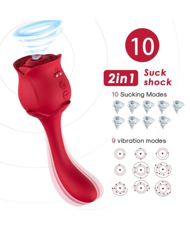 ARMONY – ROSELOVER LICKING VIBRATING CLIT & STIMULATOR RED 2