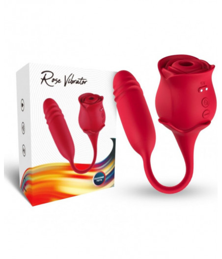 ARMONY – ROSEKNIGTH LICKING VIBRATING CLIT & VIBRATOR RED