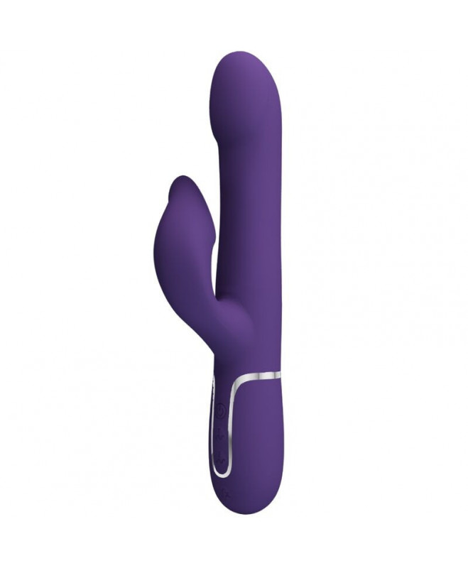 PRETTY LOVE – ZALIN RABBIT VIBRATOR PEARLS 4 IN 1 PURPLE 2