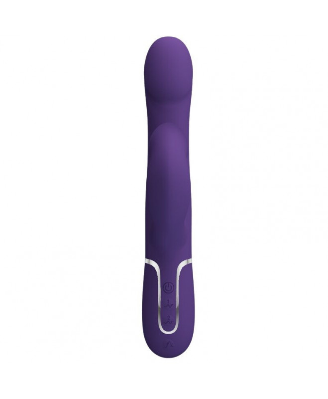 PRETTY LOVE – ZALIN RABBIT VIBRATOR PEARLS 4 IN 1 PURPLE 3