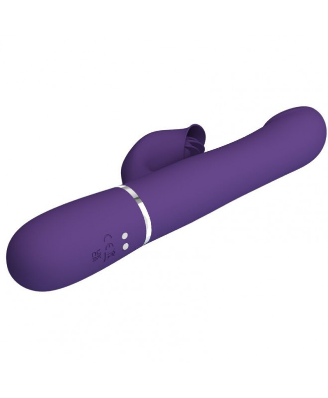 PRETTY LOVE – ZALIN RABBIT VIBRATOR PEARLS 4 IN 1 PURPLE 6