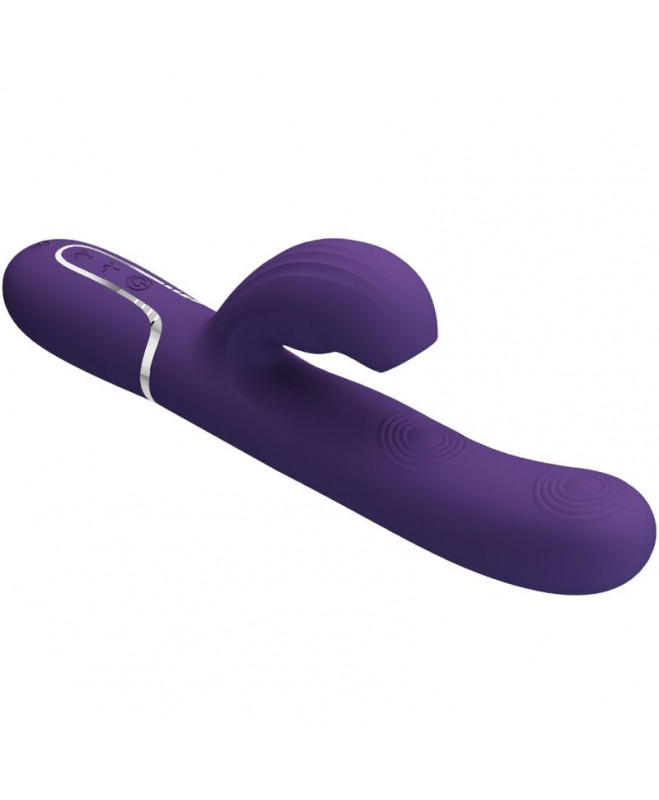 PRETTY LOVE – PERLITA G TAŠKO VIBRATORIAUS 3 viename DAUGIAFUNKCINĖ PURPLE 5