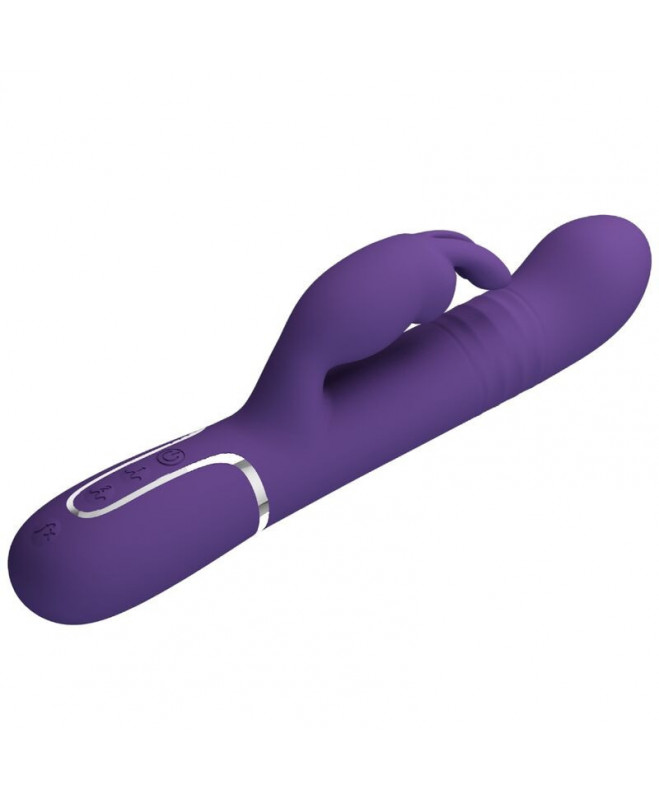 PRETTY LOVE - COALE RABBIT VIBRATOR 4 IN 1 PURPLE 4