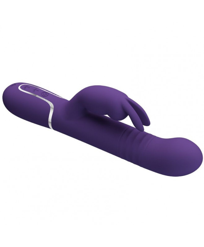 PRETTY LOVE - COALE RABBIT VIBRATOR 4 IN 1 PURPLE 5