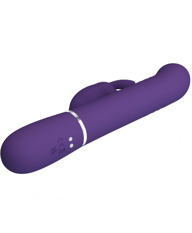 PRETTY LOVE - COALE RABBIT VIBRATOR 4 IN 1 PURPLE 6