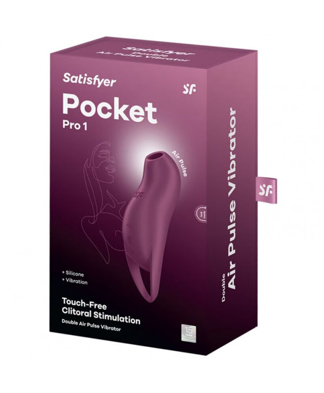 SATISIFYER - POCKET PRO 1 CLITORIS STIMULIATORIUS GRANATAS 5