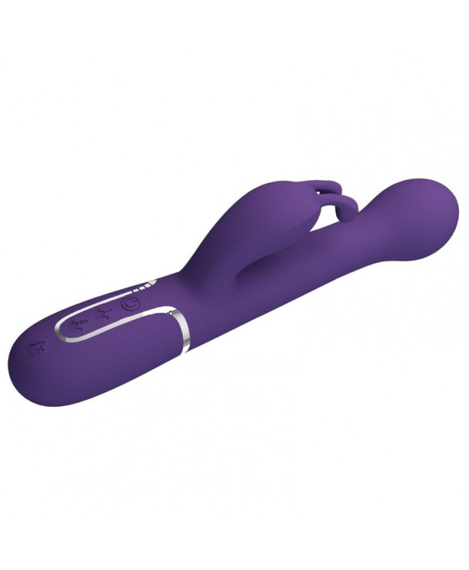 PRETTY LOVE – DEJON RABBIT VIBRATOR 3 IN 1 DAUGIAFUNKCIJA PURPLE 4