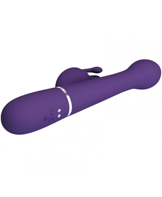 PRETTY LOVE – DEJON RABBIT VIBRATOR 3 IN 1 DAUGIAFUNKCIJA PURPLE 6