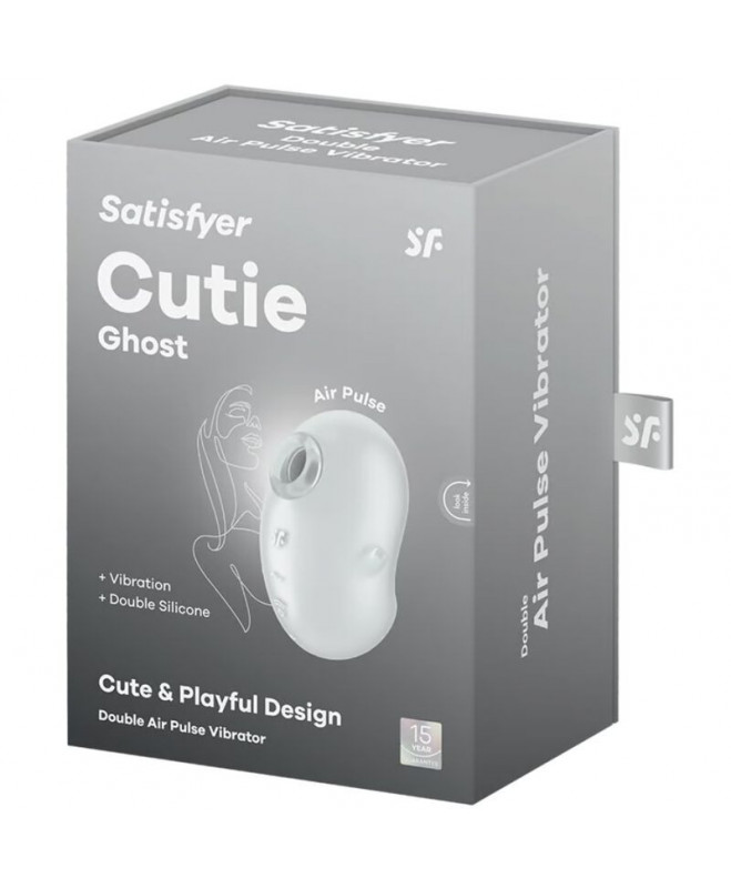 SATISSFYER - CUTIE GHOST LAY-ON VIBRATOR WHITE 5