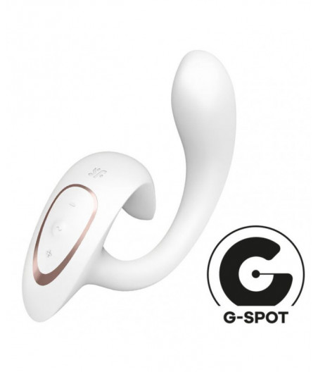 SATISFYER - G FOR GODDESS 1 RABBIT VIBRATOR WHITE